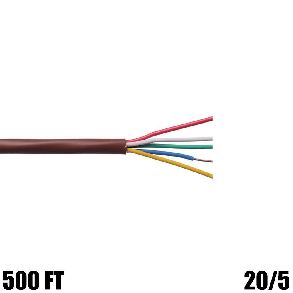 500FT 20/4 Heating Air Conditioning HVAC Thermostat Wire Cable Solid CMR Riser 500FT 20/4 Heating Air Conditioning HVAC Thermostat Wire Cable Solid CMR Riser